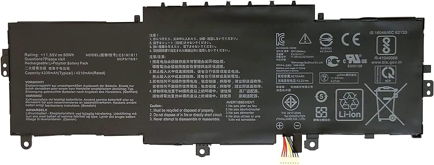 (Bild für) C31N1811 ASUS ZenBook 14 U4300FA U4300FN Deluxe13 14 UX433FA-A5090T UX4333 FN-A5079T akku