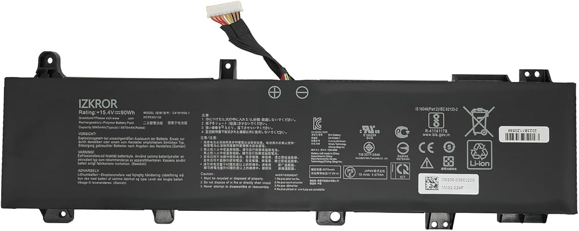 (Bild für) C41N1906-1 B0B200-03620000 0B200-03590000 ASUS ROG Zephyrus Duo 15 GX550 TUF akku