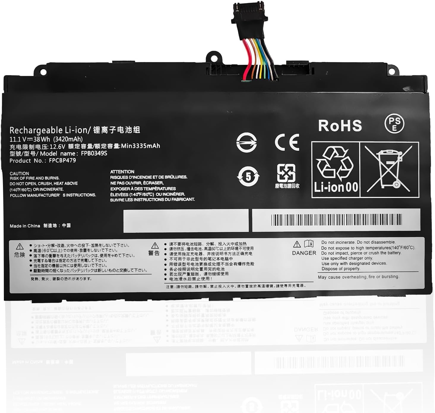 (Bild für) FPCBP479 FPB0326S FPB0349S FUJITSU Stylistic Q616 Q665 Q738 Q739 CP690859 akku