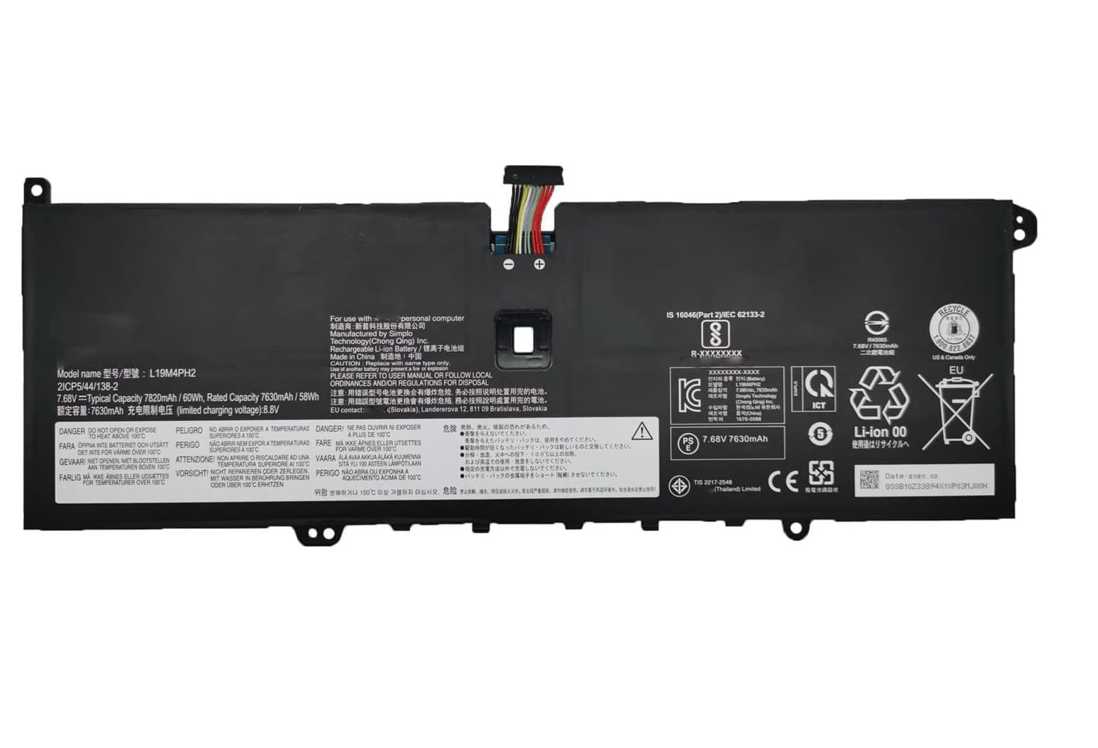 (Bild für) L19M4PH2 L19C4PH2 Lenovo Ideapad Yoga 9-14ITL5 82BG akku