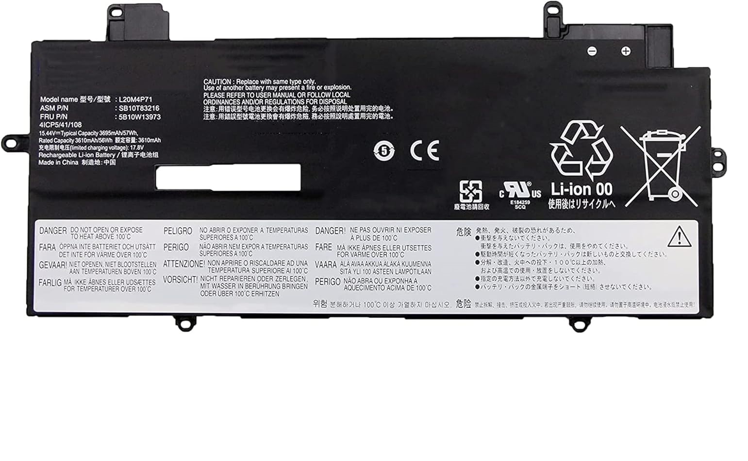 (Bild für) L20M4P71 Lenovo ThinkPad X1 Carbon 9th 10th Gen ThinkPad X1 Yoga 6th 7th Gen L20D4P71 L20L4P71 L20C4P71 akku