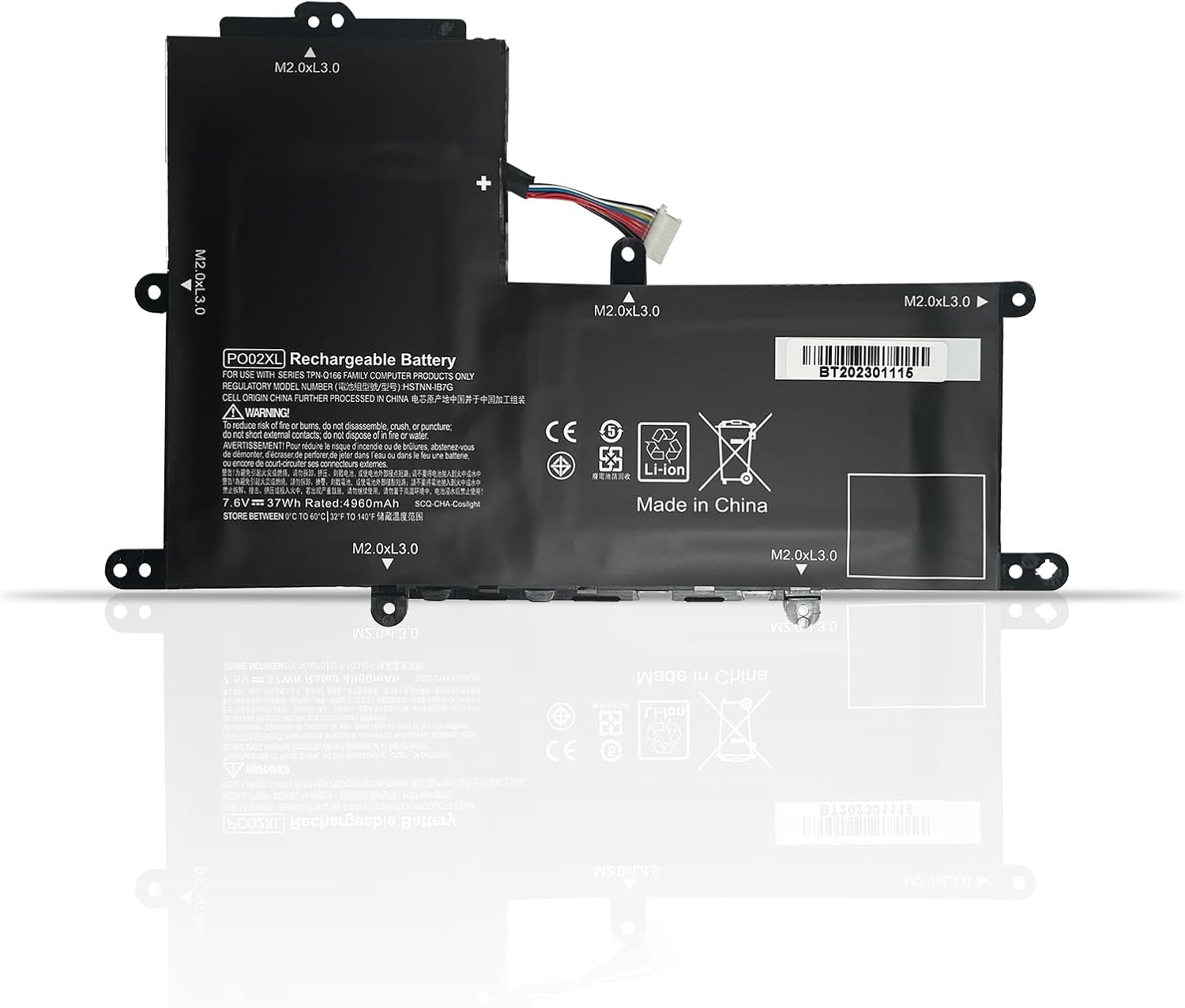 (Bild für) PO02XL 824560-005 HP Stream 11-ah0xx 11-ak0012dx 11-ak0013dx akku