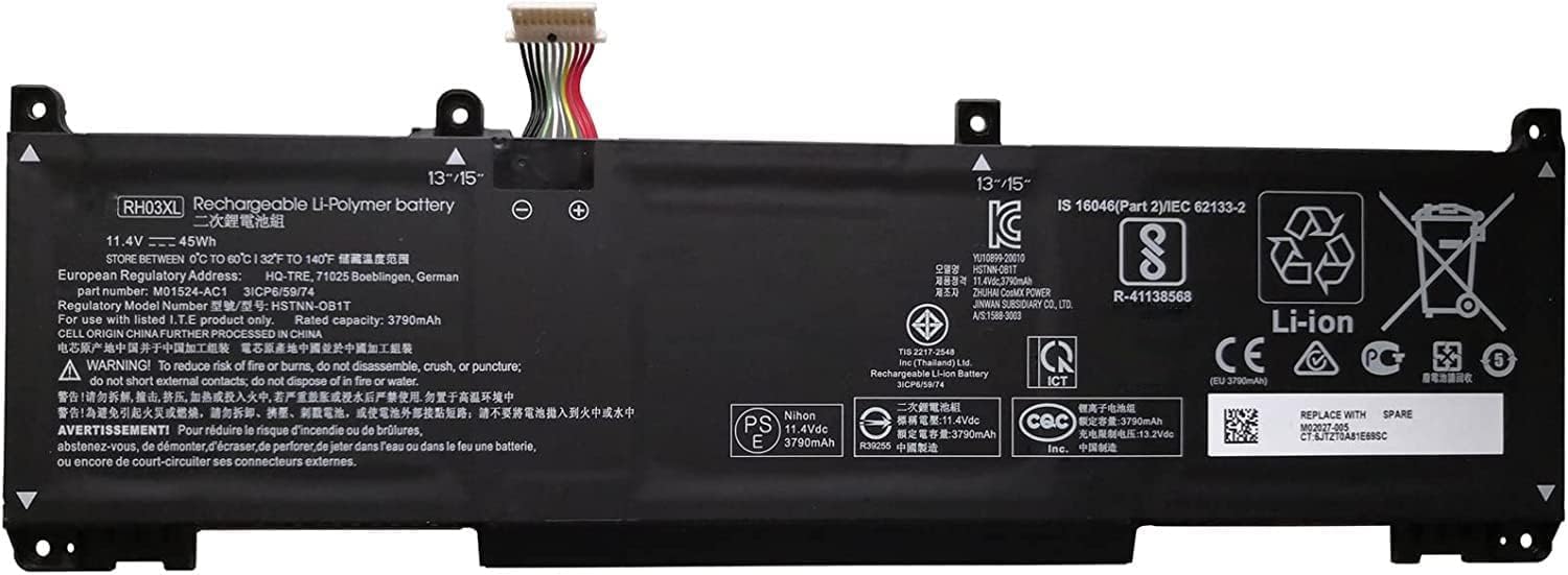 akku für HP RH03XL HSTNN-OB1T HSTNN-DB0B HSTNN-IB9Q HSTNN-UB7X M01524-2B1 M01524-AC1 M02027-005