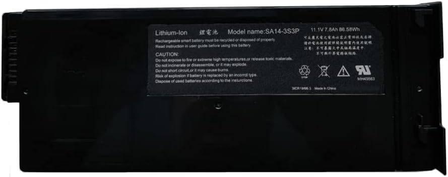 (Bild für) DurabooK SA14-3S3P 3ICR19/66-3 11.1V Durabook SA14 akku